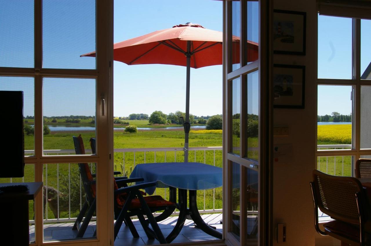 Ferienwohnung Boddenblick Zudar Exterior foto