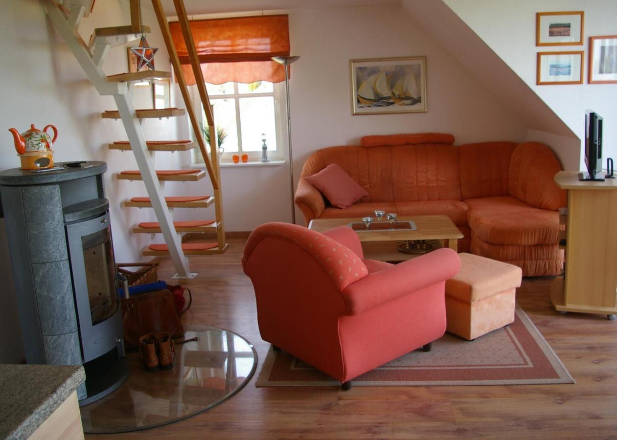 Ferienwohnung Boddenblick Zudar Exterior foto